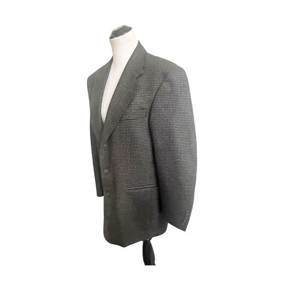 Vintage GianFranco Ruffini Men’s Houndstooth Blazer 100% Lambswool Size 38/Small - Picture 2 of 15